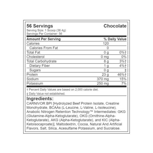 CARNIVOR ISOLATE 4LB Musclemeds - Image 2