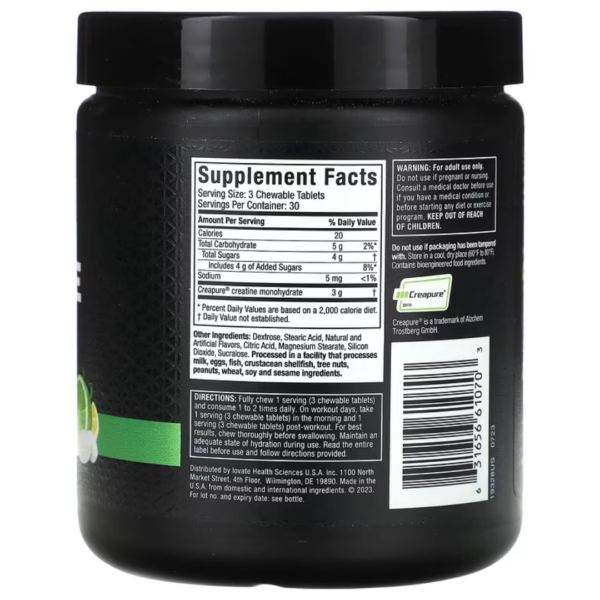 Creatina Chews 90 Tabletas Muscletech - Image 2