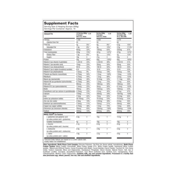 MASS TECH 6 Lbs Muscletech - Image 2
