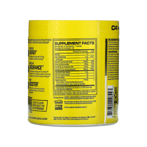 Pre-Entreno C4 30 Servicios Cellucor - Image 2