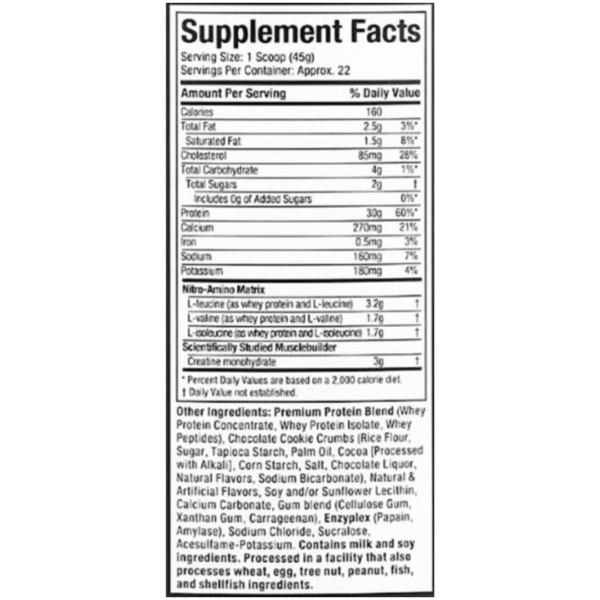 Nitro Tech 2 lb Whey Protein - Image 2